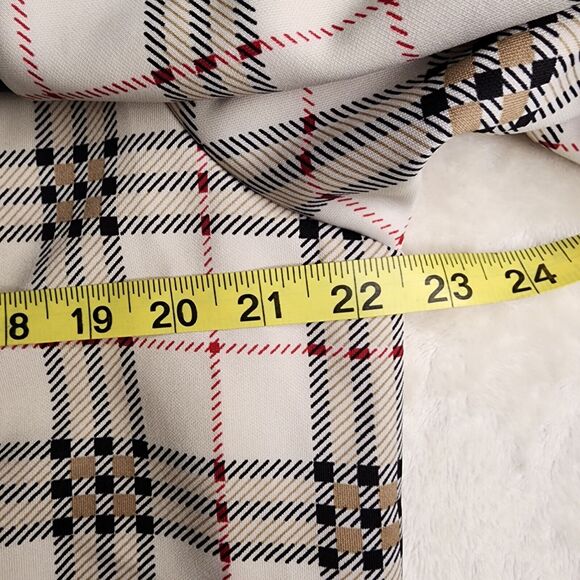 R&B 80s/90s Style Cropped Zip Up Plaid Jacket Cropped  Vintage... - Picture 4 of 6